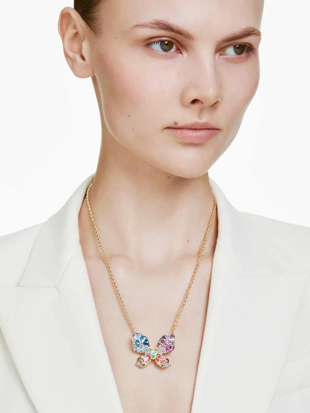 Swarovski Idyllia Butterfly Pendant and Brooch